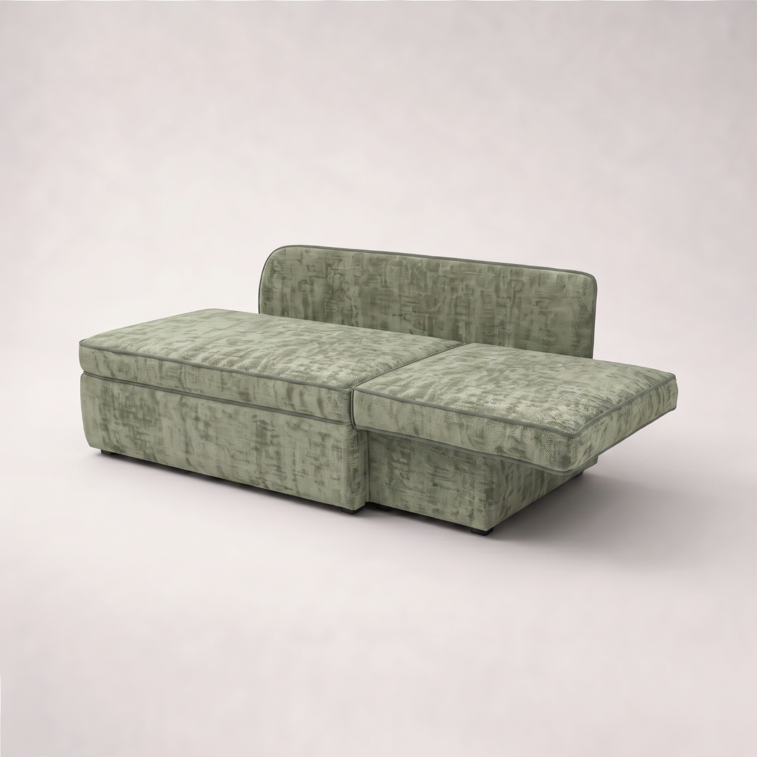 Диван прямой Аби Велюр Круз 72 (Cruz Watergreen)