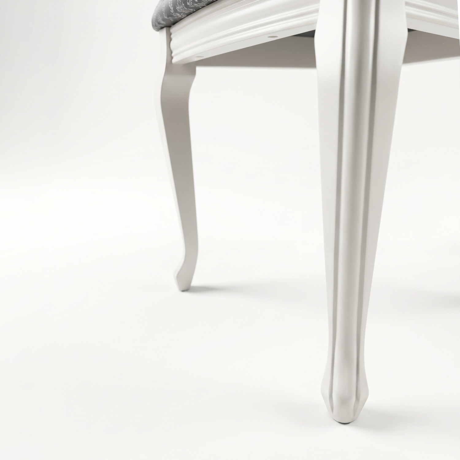 Стул обеденный Кабриоль С Жесткой Спинкой-2 (Основная Ткань:стефани 149/2 ( ) /Цвет Дерева:тон 71 Жемчуг (Ral1013